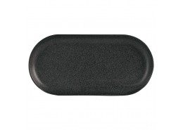 Seasons Graphite Narrow Oval Plate